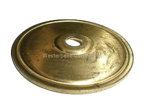 Westerbeke 022850 Brass End cap for Heat exchanger 2.75"