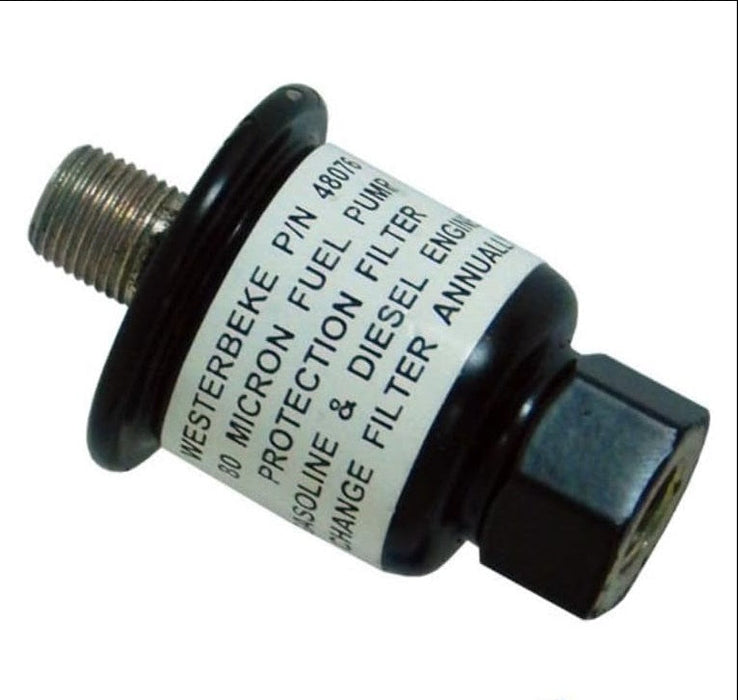Westerbeke 048076 Primary inline Fuel Filter 80 Micron