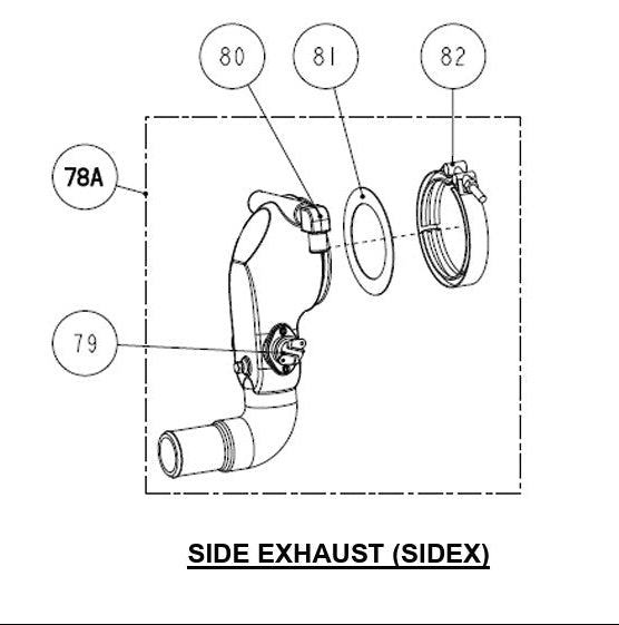 Westerbeke 057067 Exhaust Mixing Elbow Kit- SIDEX