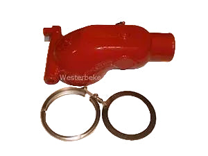 Westerbeke 049388 Exhaust Elbow kit for petrol Gen  3"-90 Dig
